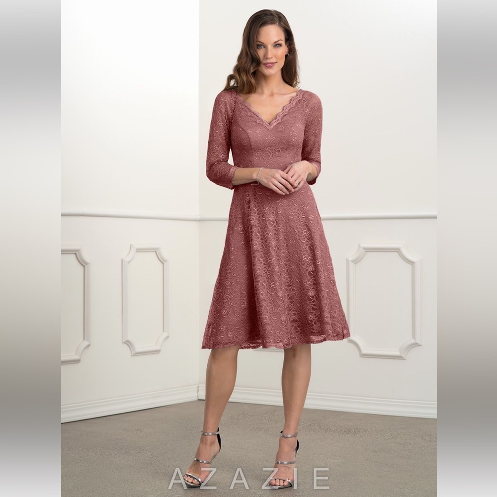 Azazie NWT Desert Rose size 12
